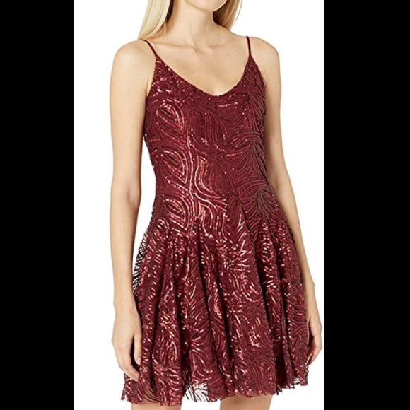 NWOT BETSEY JOHNSON SEQUIN SCOOP NECK  DRESS - Picture 1 of 3